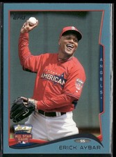 2014 Topps Update Erick Aybar Walmart Blue Border #US-246 Los Angeles Angels