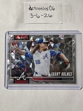 2026 Topps Series One-Diamante Grant Holmes Atlanta Braves #182 Baseball