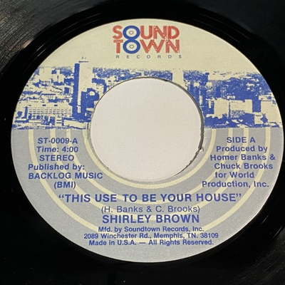 #ad Shirley Brown: This Use To Be Your House I Don#x27;t Play 45 Sound Town Soul $7.99