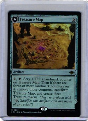 Treasure Map Foil The Lost Caverns of Ixalan Magic MTG LCI