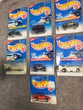 Vintage Hot Wheels Lot Rare 1994-95 Collector Numbers 7 Cars