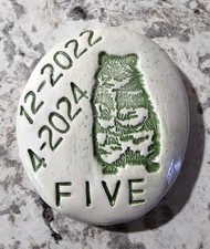 Hamster Memorial Stone Personalized 2.5 to 3.5"