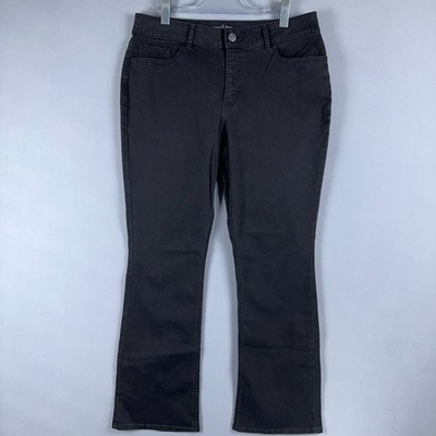 Riders by Lee Jeans Bootcut Womens Size 16 Medium Mid Rise Dark Wash Black