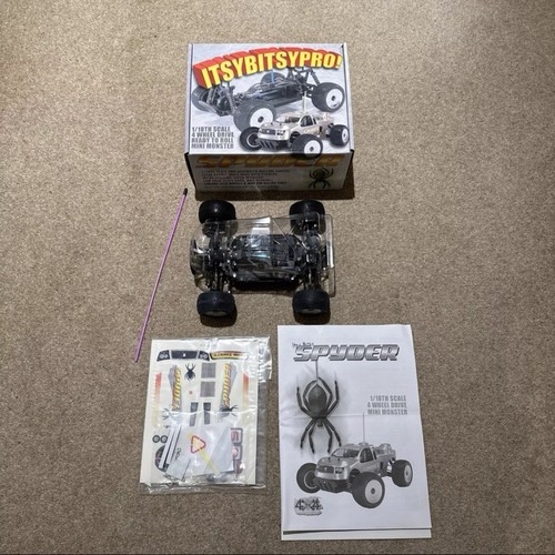 New Kyosho Itsy Bitsy Spyder Pro 4WD RC Truggy 1/18 Scale Very Rare - Picture 2 of 8