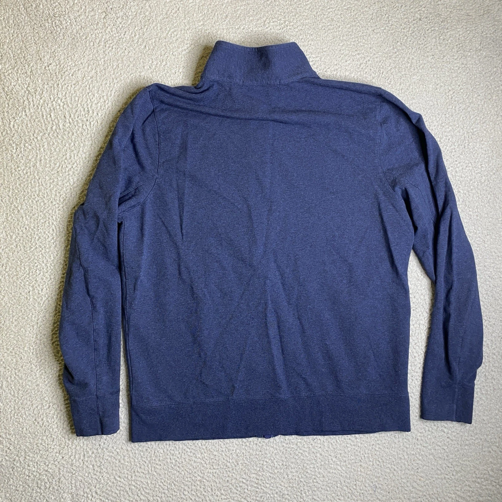 B Draddy Mara Jacket Mens Large Blue Full Zip Mock Neck MCC Logo Golf Preppy - product detail image 9