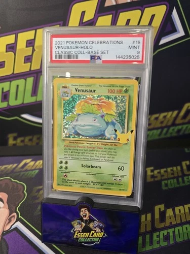 Pokémon TCG Venusaur Holo Card 15/102 Celebrations Classic Collection 2021 PSA 9