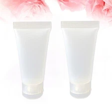 10pcs 50ml Plastic Travel Refillable Bottles for Facial Cleanser Hand Cream Use