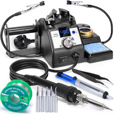 926LED IV 60W Digital Soldering Iron Station Kit Helping Hands Tips