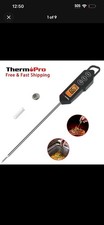 TempPro TP01HW Instant Read Digital LCD Meat Thermometer Cooking For Oven Grill