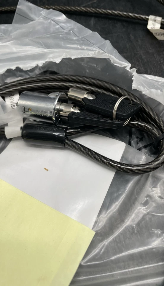 Lote de 34 bloqueo de cable de seguridad estación de acoplamiento para computadora portátil HP SPS PN 575921-001  Foto 2 de 4