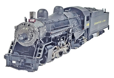IHC Mehano 449 Spur HO Co Mikado Dampflok schwarz Lokomotiven Modellläufer.