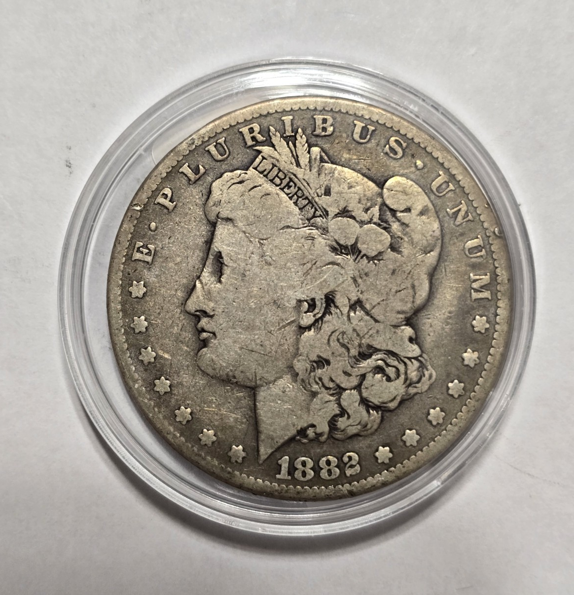 1882 Morgan Silver Dollar $1 Philadelphia Business Strike 90% Silver KM#110