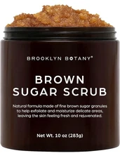 Brooklyn Botany Brown Sugar Body Scrub - Moisturizing and Exfoliating Body, Face