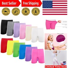 12 Colorful Biker Shorts for Girls - Comfy 4-5T Dance Fitness Essentials
