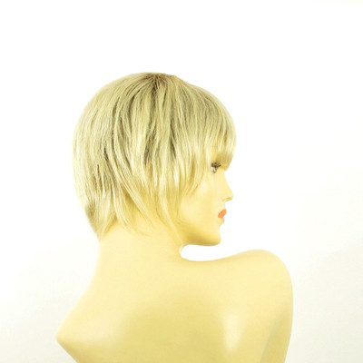 Perruque Femme Courte Synthétique - Méchée Blond Racine Foncé - Marque ROSY YS - Neuve Avec étiquettes