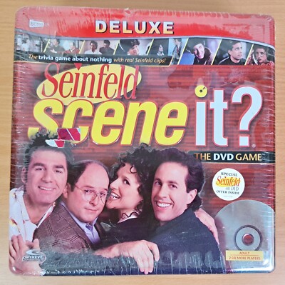 Seinfeld Deluxe Edition Scene It? The DVD - Metal Tin - 2008 - Sealed
