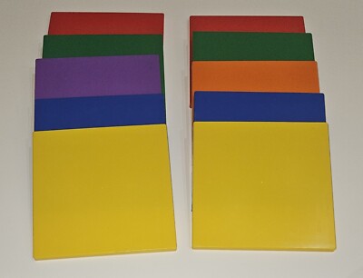12 Learning Resources Geoboards Lot Classroom Geometry Red Yellow Blue Green