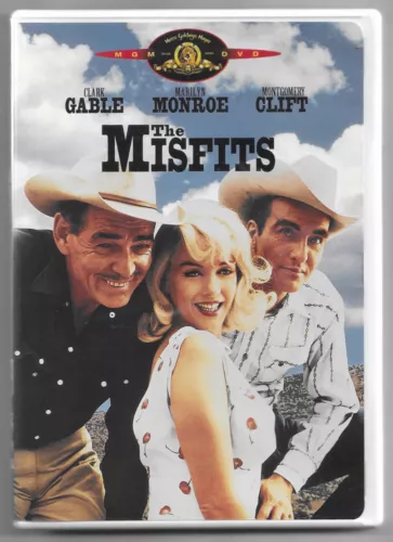 The MISFITS Used DVD 2001 Marilyn Monroe Clark Gable - Untested