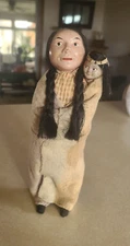 Vintage Native American Indian Doll Baby Papoose