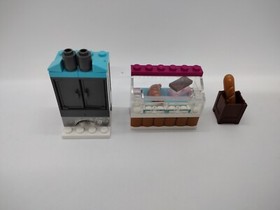 LEGO Lot 2 FRIENDS 41006 41035 Downtown Bakery Juice Bar sets 100% complete