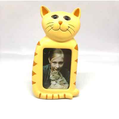 Super Cute Stand Up Kitty Cat Picture Frame Your Cats Says Get This Meow!!