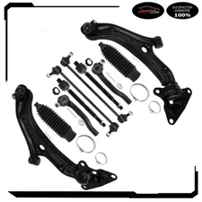 10Pcs For 2009-2013 Honda Fit Suspension Control Arm w Ball Joints Kit Tie Rod