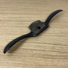 Vintage Antique SMITH & SON Cast Steel Spoke Shave Hand Plane Flat Wood