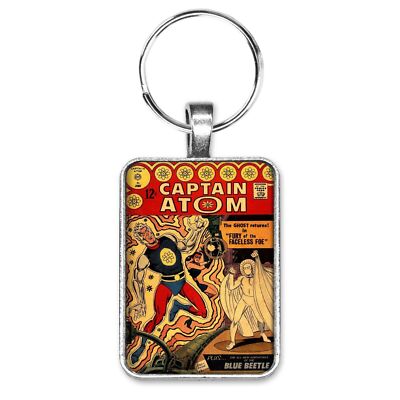 Captain Atom #86 Cover Key Ring or Necklace Classic Ditko Comic Book Jewelry