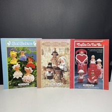 Fibre Craft Crochet Patterns Lot of 3 FCM 180 FCM 181 FCM 264