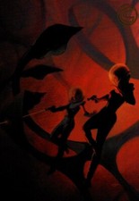 Attack Of The Killer Asparagus, Art of CHIODO 1995 Fantasy Sci-Fi Trading Card