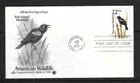 USA SC # 2303 North American Wildlife - Red Winged Blackbird - FDC . Artcraft