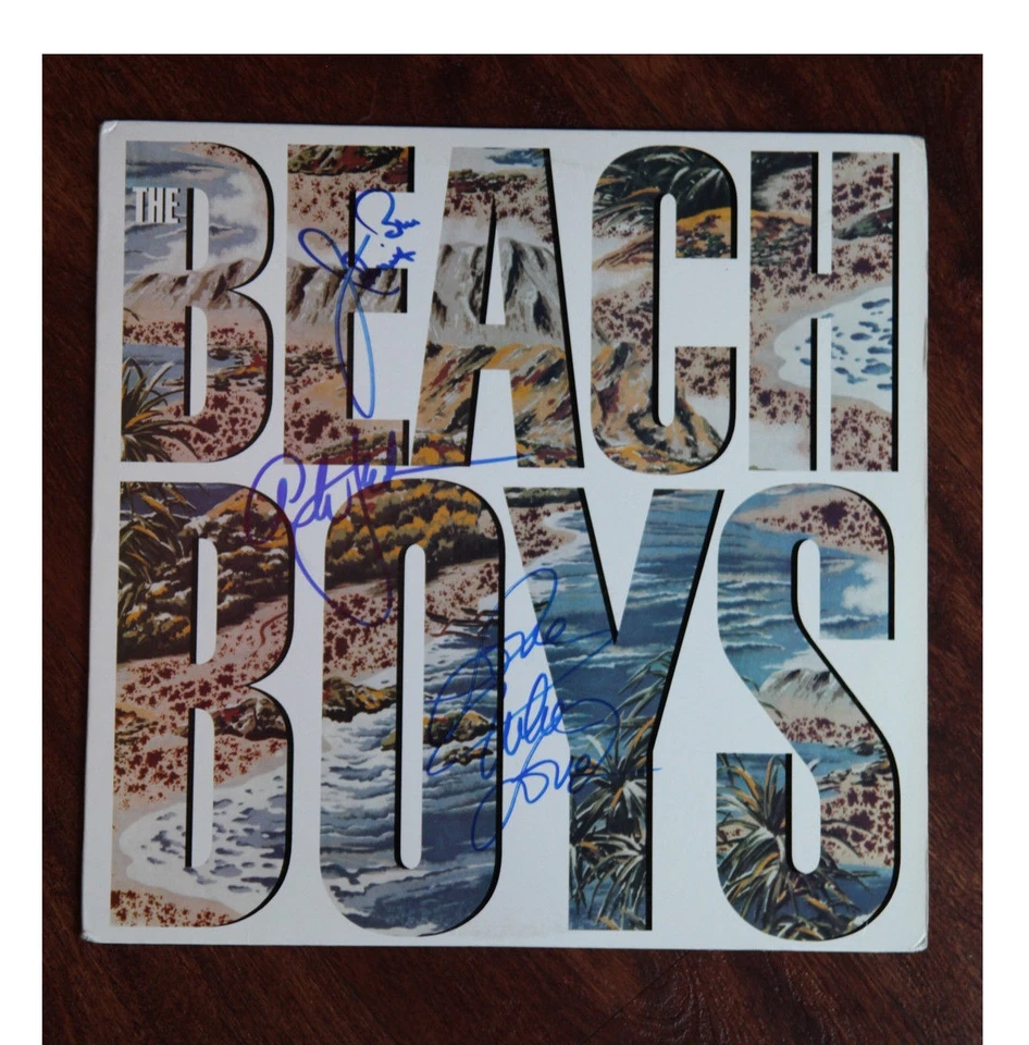 GFA Les Beach Boys * MIKE LOVE, BRUCE & AL JARDINE * Disque Album Signé AD9 COA - Photo 1/1