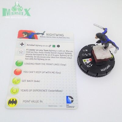 Heroclix Batman set Nightwing #008 Common figure w/card! 