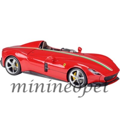 BBURAGO SIGNATURE SERIES FERRARI MONZA SP1  1/18 DIECAST MODEL CAR RED 18-16909