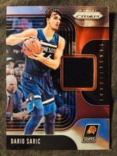 2019-20 Panini Prizm Dario Saric Sensational Swatches Game Used Worn Jersey Mint