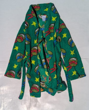 Nickelodeon Teenage Mutant Ninja Turtles Boys SIZE 8 Bathrobe Polyester Fleece