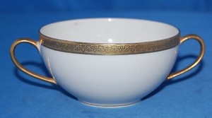 From "Coronet" (George Borgfeldt)  in Limoges: a two handled bouillon cup