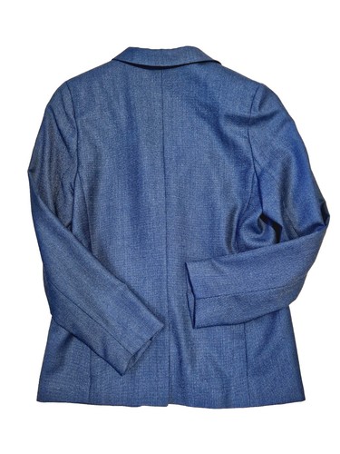 ZARA Kids Long Sleeve Jacket Blend Blazer Blue Extrafine Wool Size 10/CM 140 EUC - Picture 6 of 9