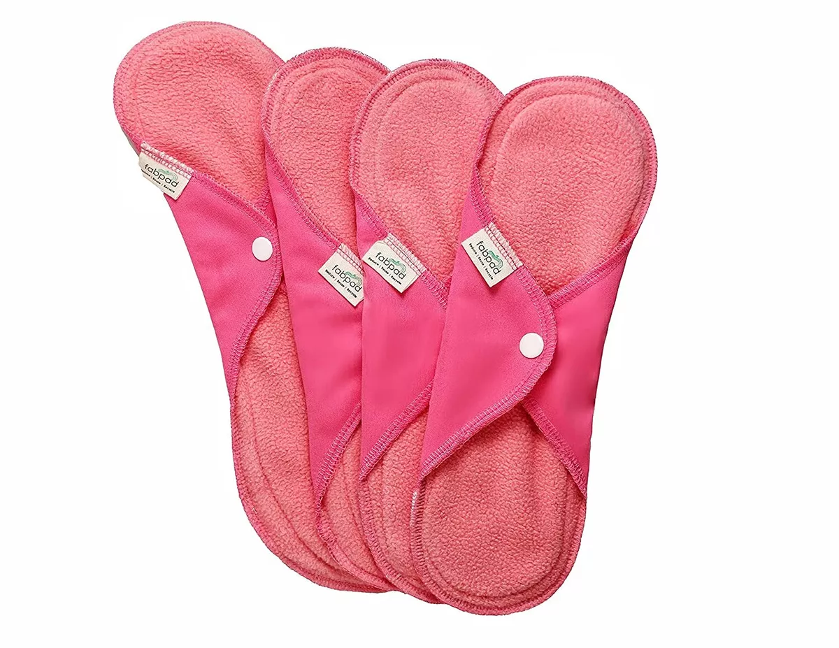 Buy Fabpad Cotton Reusable Washable Sanitary Cloth Pads Napkins