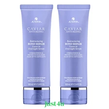 Alterna Caviar Anti-Aging LEAVE-IN OVERNIGHT SERUM Bond Repair, 3.4oz. (2PACK)