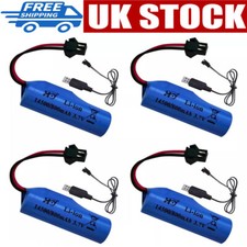 4Pcs 3.7V 800mAh Battery Rechargeable For Electric Toy Remote Control Car Boat