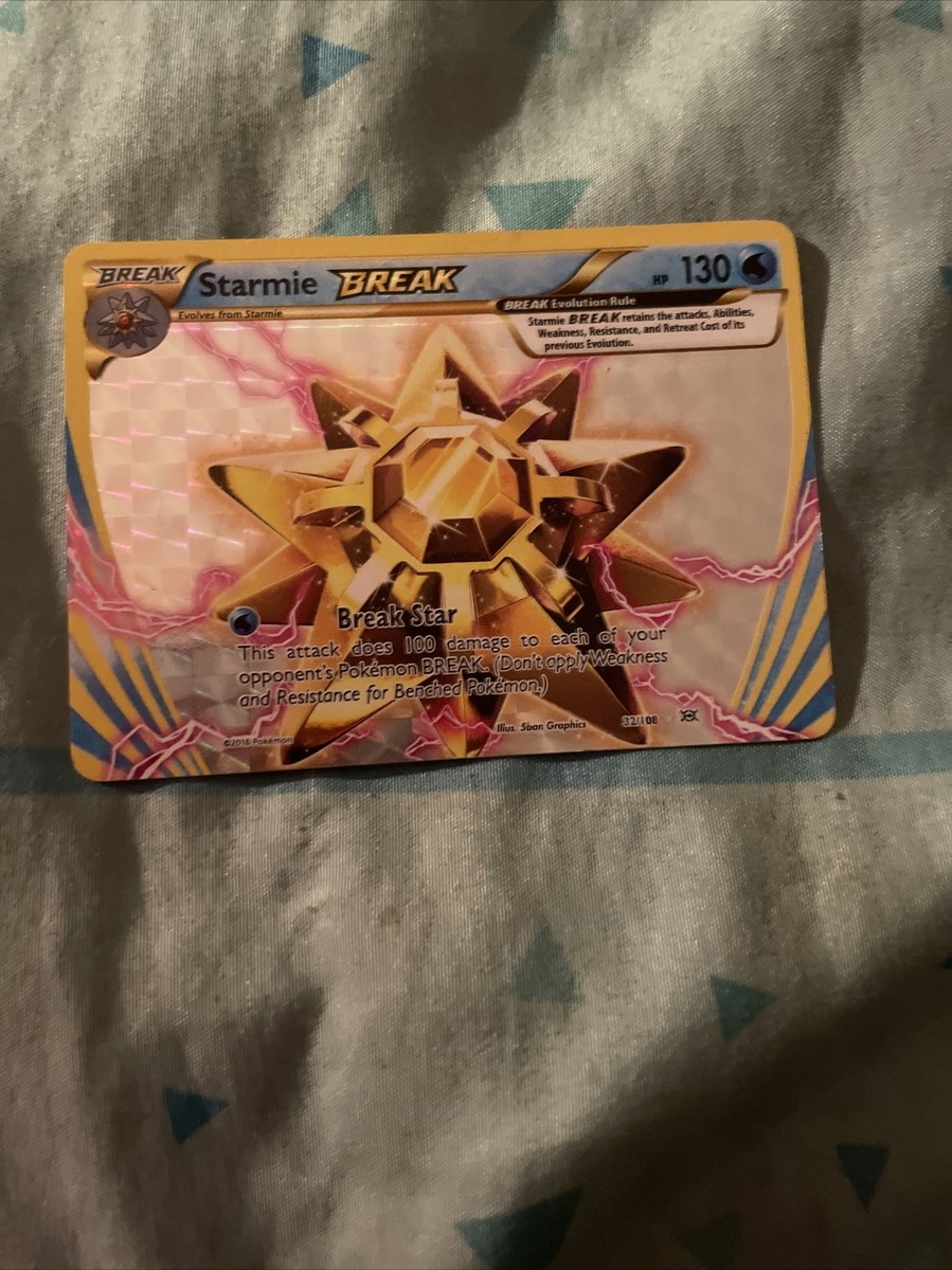 starmie break pokemon card price Starmie Break (32) 2016 Pokemon XY Evolutions