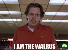 Big Lebowski I Am The Walrus Glossy Fridge Magnet