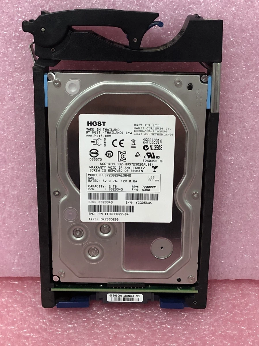 Dell Internal Hard Disk Drives 3.5 in Form Factor 2TB Storage