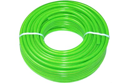 Fittingstore - METERWARE - PVC-Schlauch mit Gewebeeinlage - Lebensmittelqualität, Trinkwasser, Druckluftschlauch, Wasserschlauch (Transparent / 10 x 16 mm