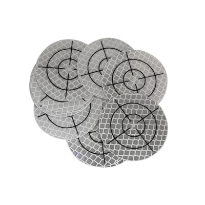 100pcs Round reflective Sheet Circle Reflector Target Tape Sticker 50mm Survey
