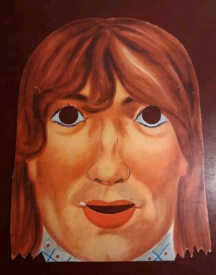 Vintage 1960s Cardboard Carnival Mask Collectible Subject 4