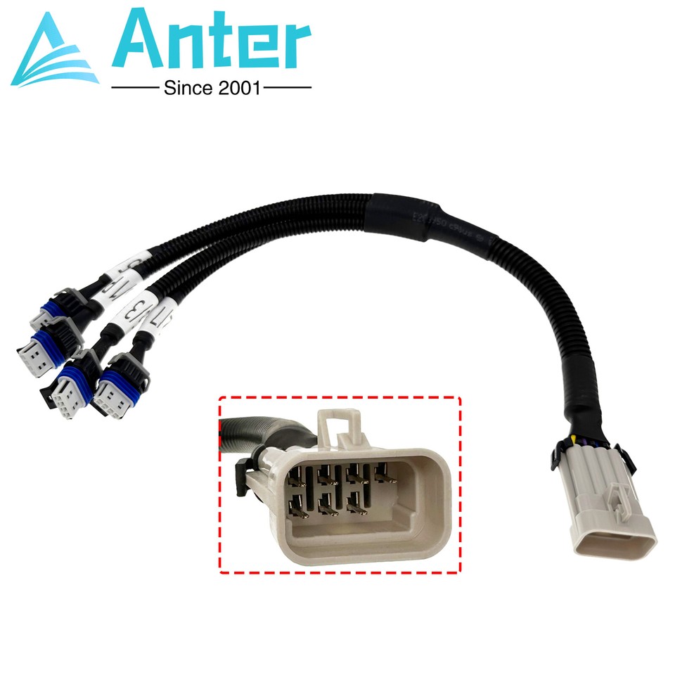 Coil Pack Wiring Harness 2-Piece GM LS Engine Ignition Coil Harness Connector - For LQ9 LQ4 LS2 LS7 LSX Relocation Kits LS Engine Harness Connector