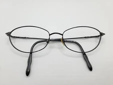 Signature Eyewear Tuscany Womens Black Oval Eyeglasses Frames 52□16-135