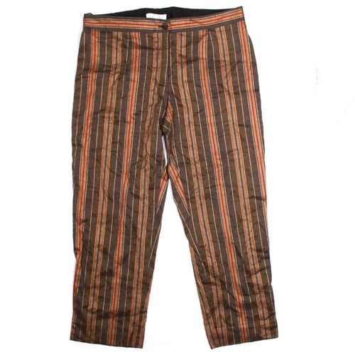 Celine - Women's Striped Crop Pants 